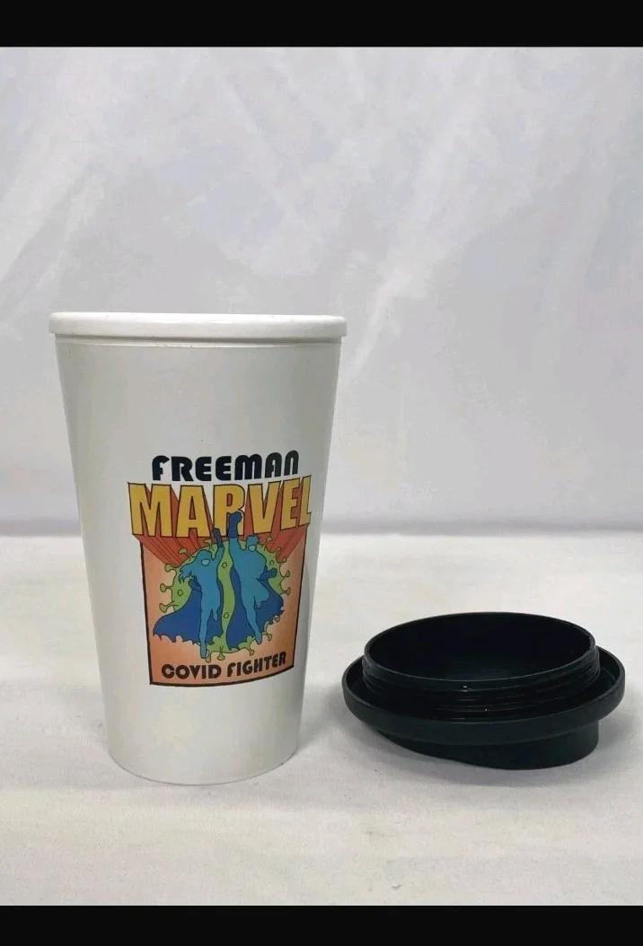 Marvel Cup beaker Mug 35CL Covid Fighter Limited Edition! Superhero, image 3