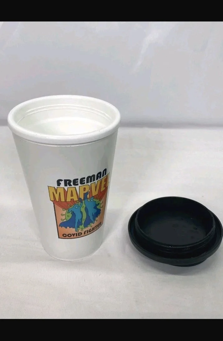 Marvel Cup beaker Mug 35CL Covid Fighter Limited Edition! Superhero, image 4