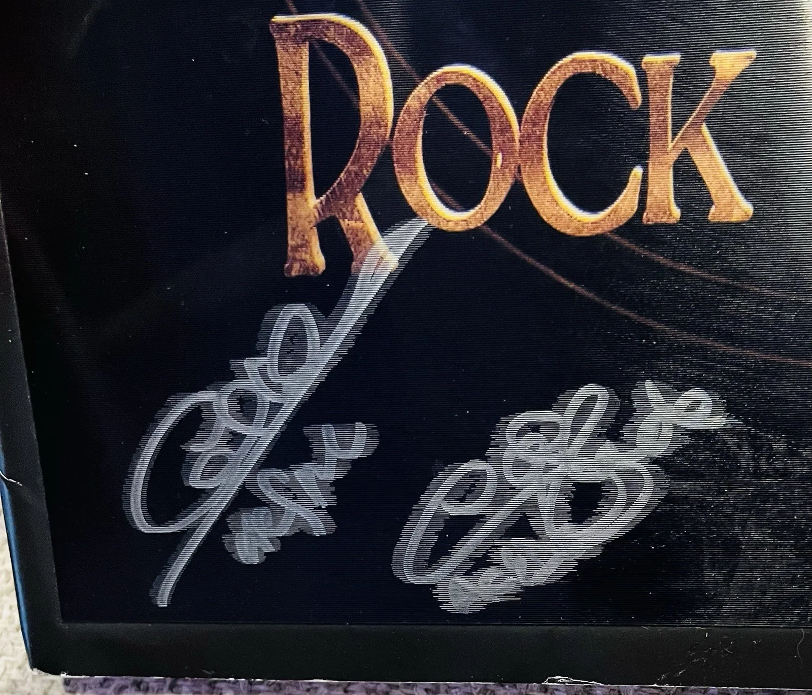 AC/DC Rare Signed 2015 Program By All 5 Band Members Angus Young Epperson Letter, image 3