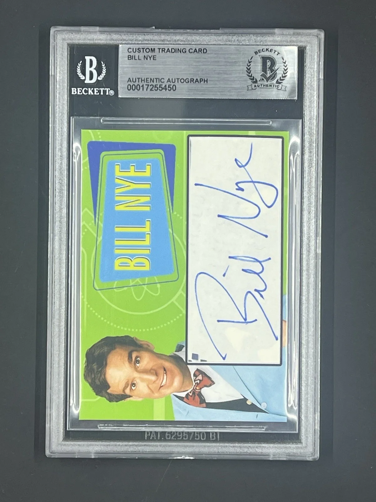 Bill Nye — Bill Nye The Science Guy Signed Custom Cut Beckett COA, image 2