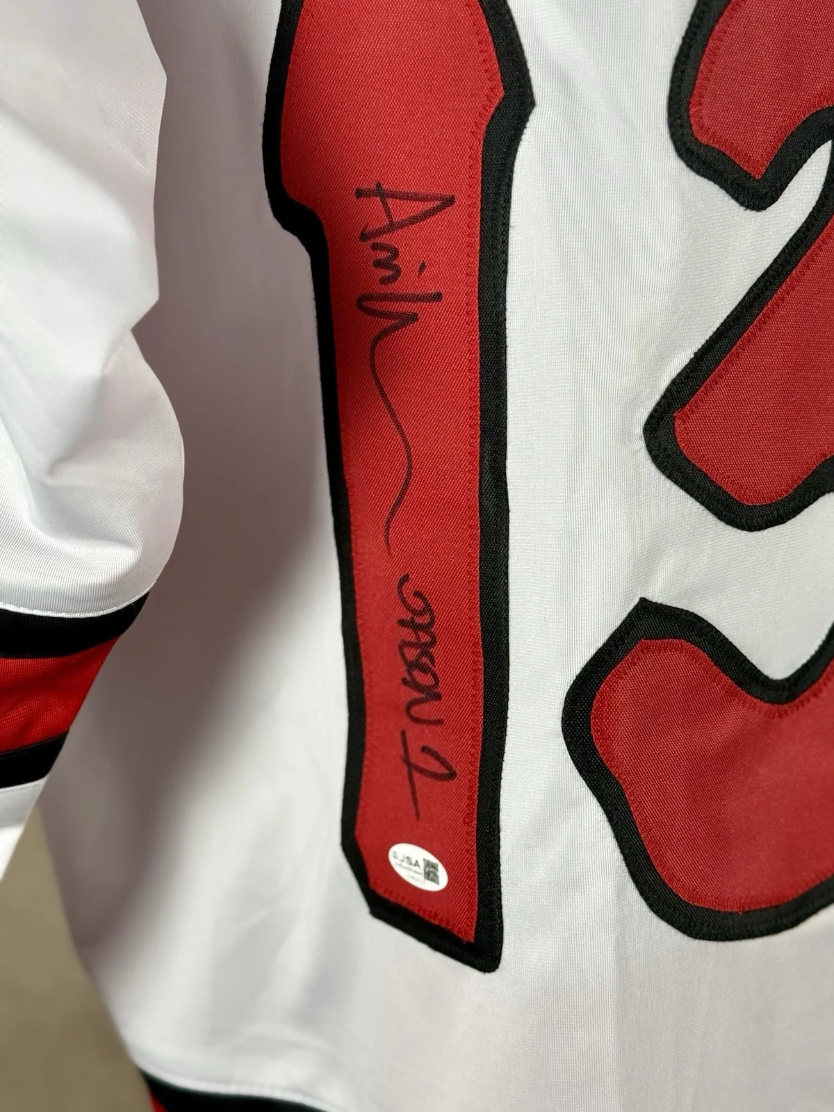 Ari Lehman Signed Jason Voorhees #13 Hockey Jersey Friday the 13th JSA COA, изображение 3