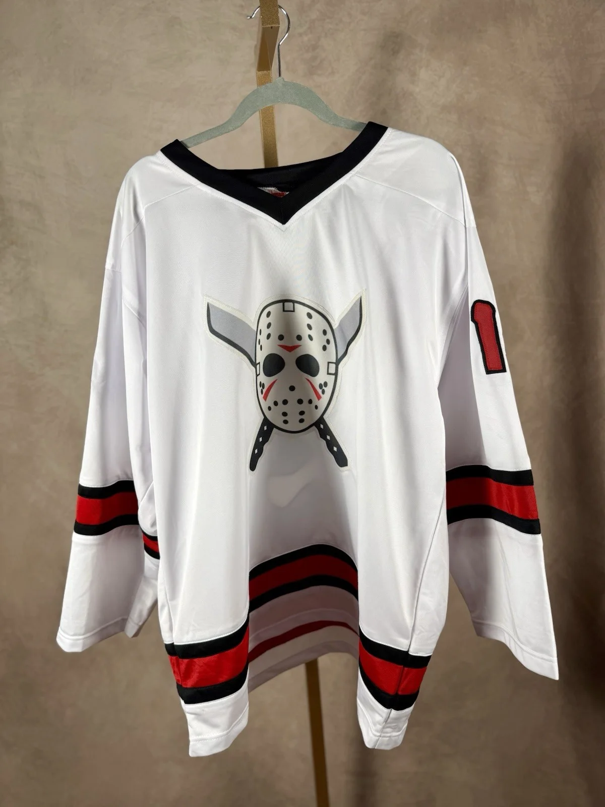 Ari Lehman Signed Jason Voorhees #13 Hockey Jersey Friday the 13th JSA COA, изображение 5