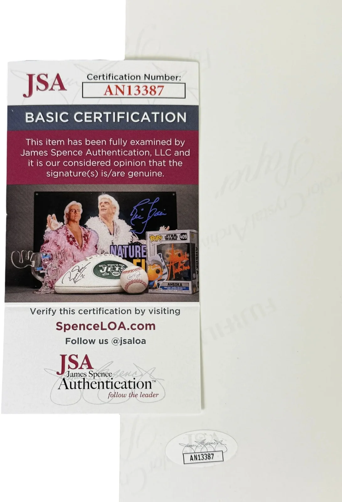 C.J. Graham, Christopher Chris Swift — C.J. Graham & Christopher Chris Swift signed 12x18 Poster JSA Authentication, image 2