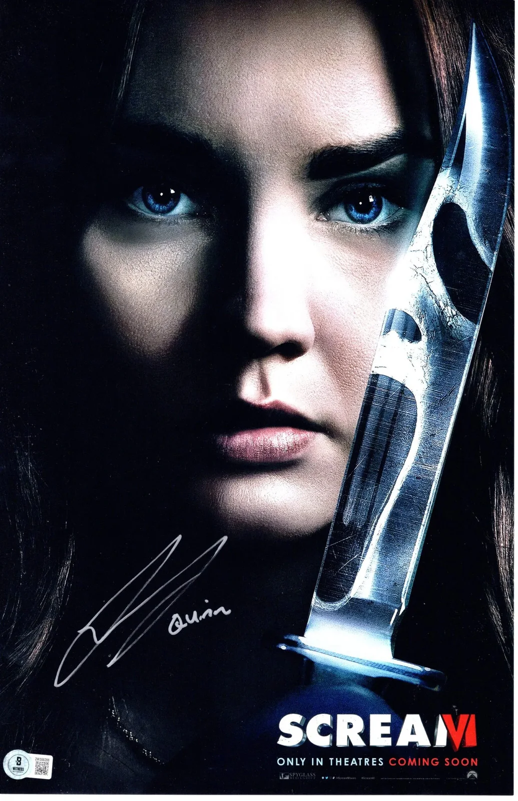 Liana Liberato — Liana Liberato signed 11x17 Poster Quinn Bailey Scream VI Beckett Authentication