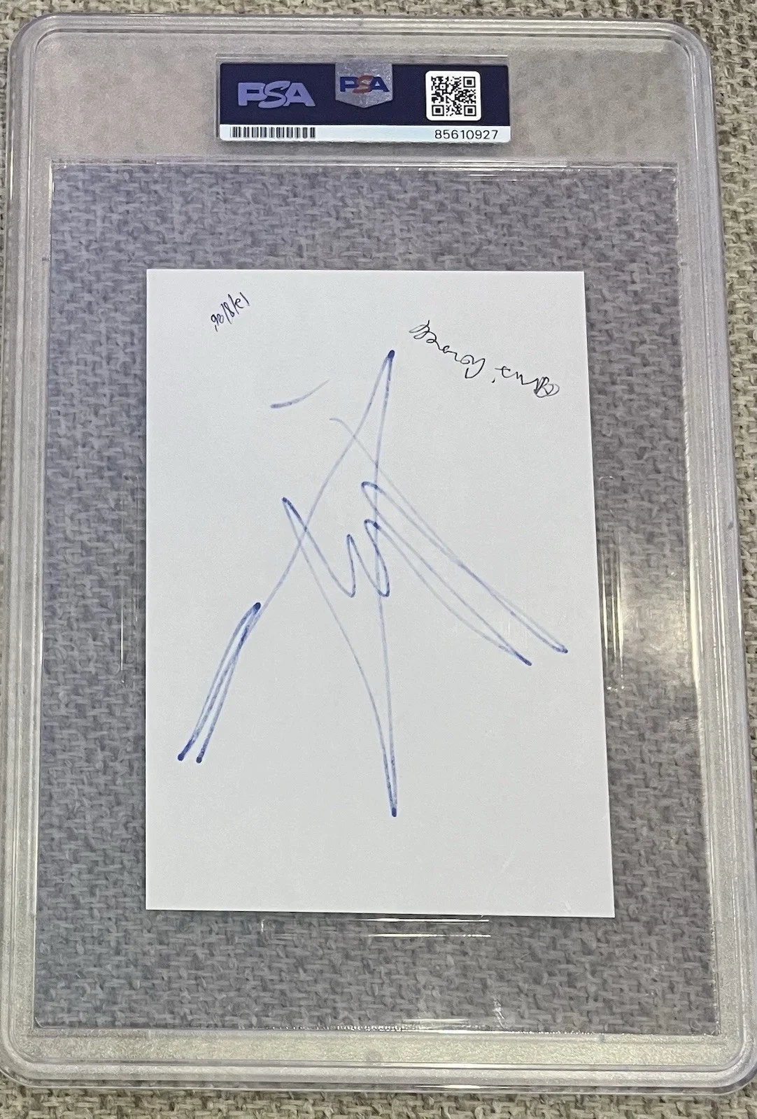 Chris Cornell Rare Signed 4x6 Cut 1986 Large Gem Autograph PSA/DNA RIP 2017, изображение 2