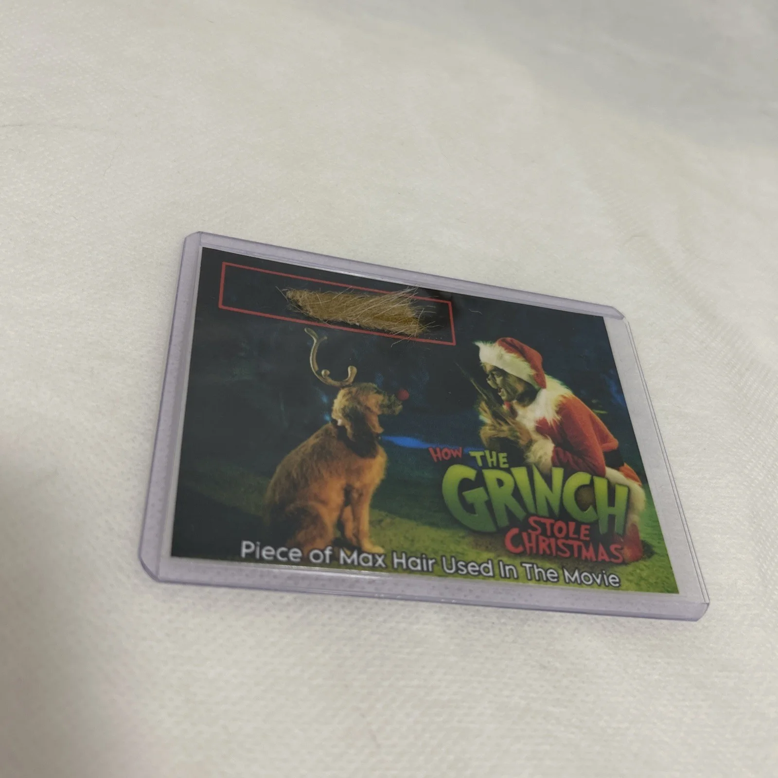 The Grinch Max Fur Screen Used Movie Prop Film TV COA Rare Jim Carrey, изображение 2