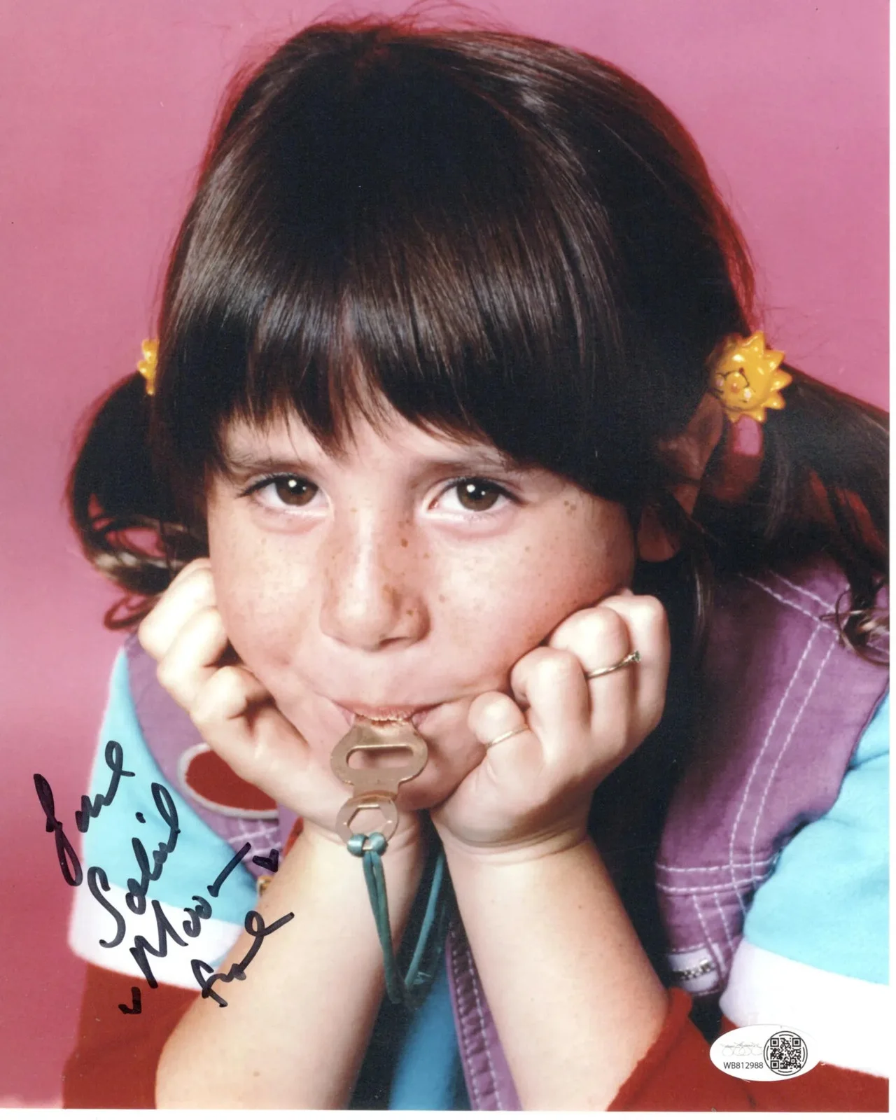 Soleil Moon Frye — Soleil Moon Frye signed 8x10 Photo Penelope Punky Brewster JSA Authentication