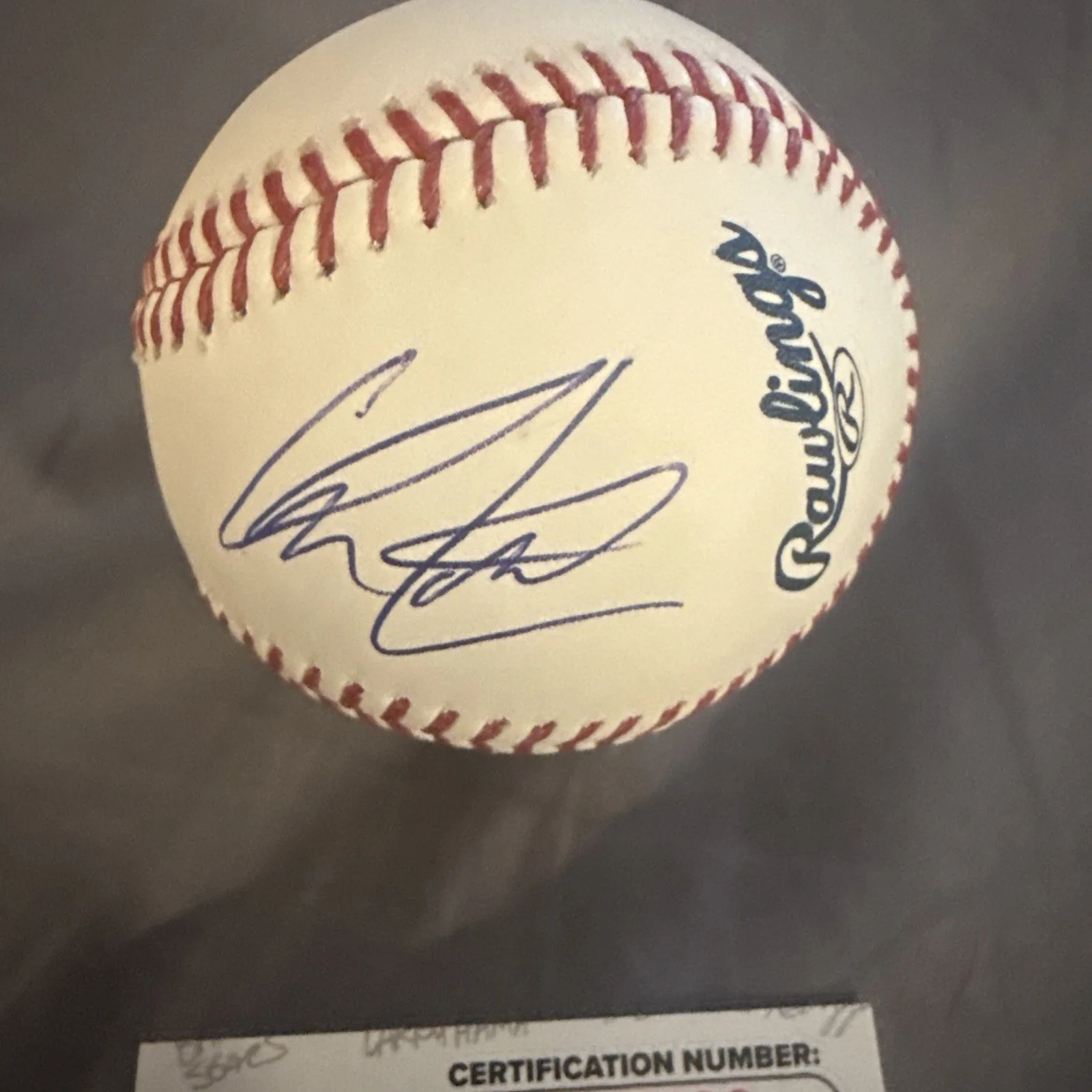 Chris Lane Signed ROMLB Baseball Go White Sox Inscription Country MusicJSA Cert, image 2