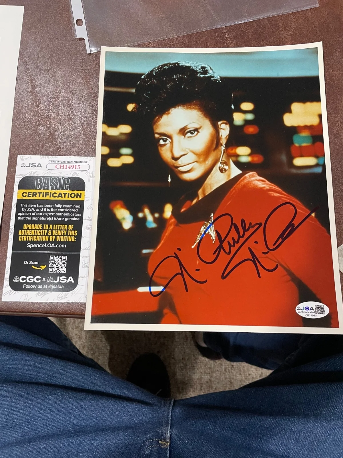 Nichelle Nichols — Nichelle Nichols Uhura Star Trek Autographed 8X10 photo w/JSA COA