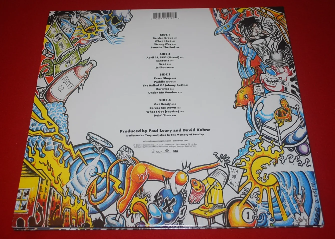 ERIC WILSON SIGNED SUBLIME SIGNED VINYL RECORD ALBUM LP BAS BV81447, image 4
