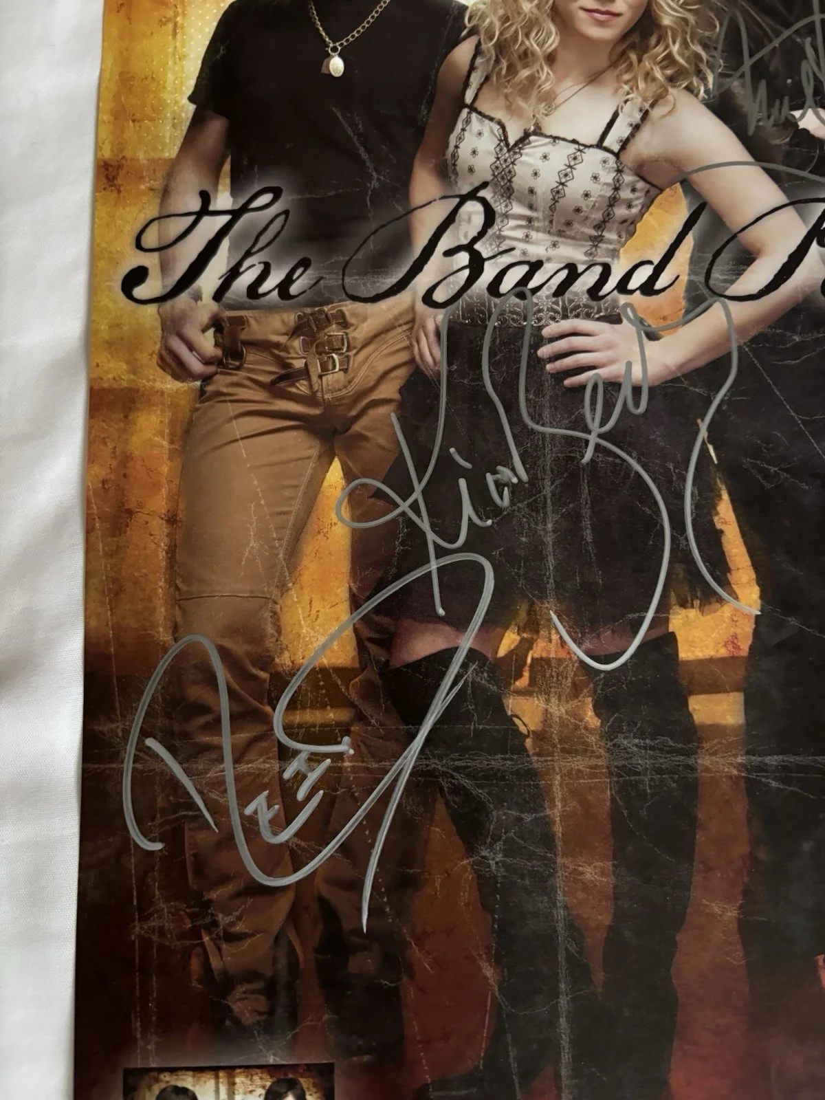 The Band Perry Band Signed Promo Poster Kimberly Neil Reid Country Music, изображение 2