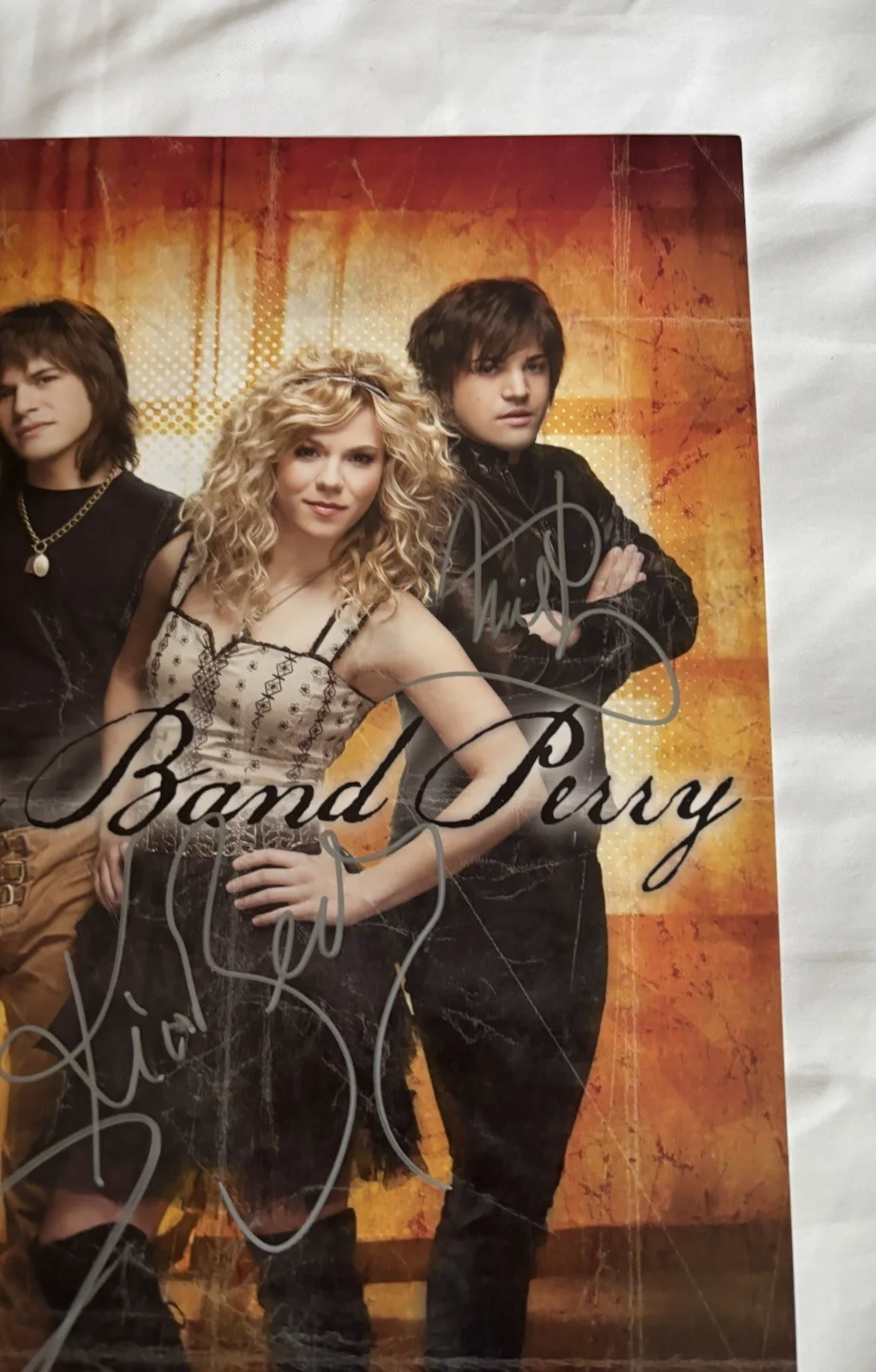 The Band Perry Band Signed Promo Poster Kimberly Neil Reid Country Music, изображение 3