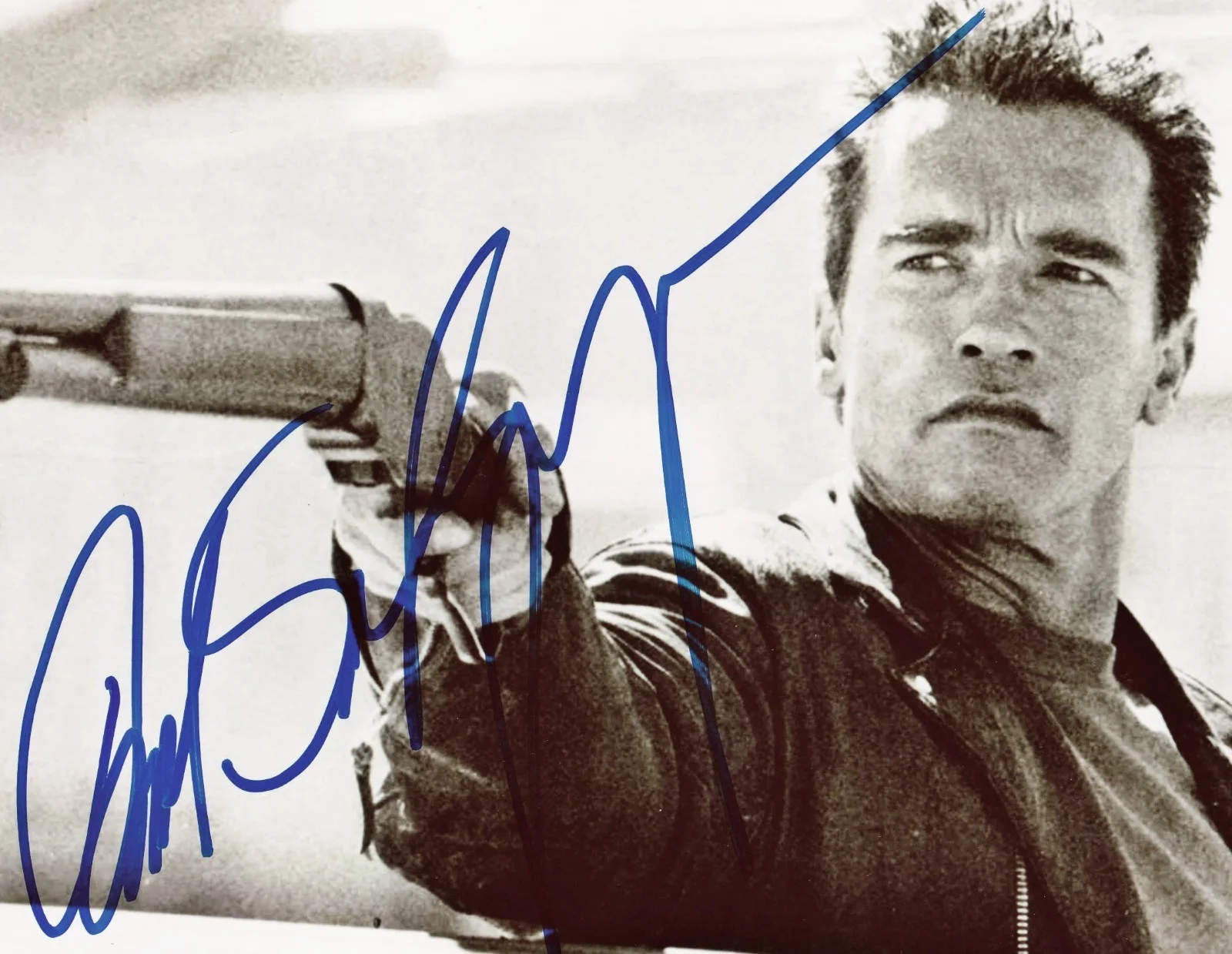 Arnold Alois Schwarzenegger The Austrian Oak — Arnold Alois Schwarzenegger ‘The Terminator’ Signed Auto 10x8 Photo #1 with COA