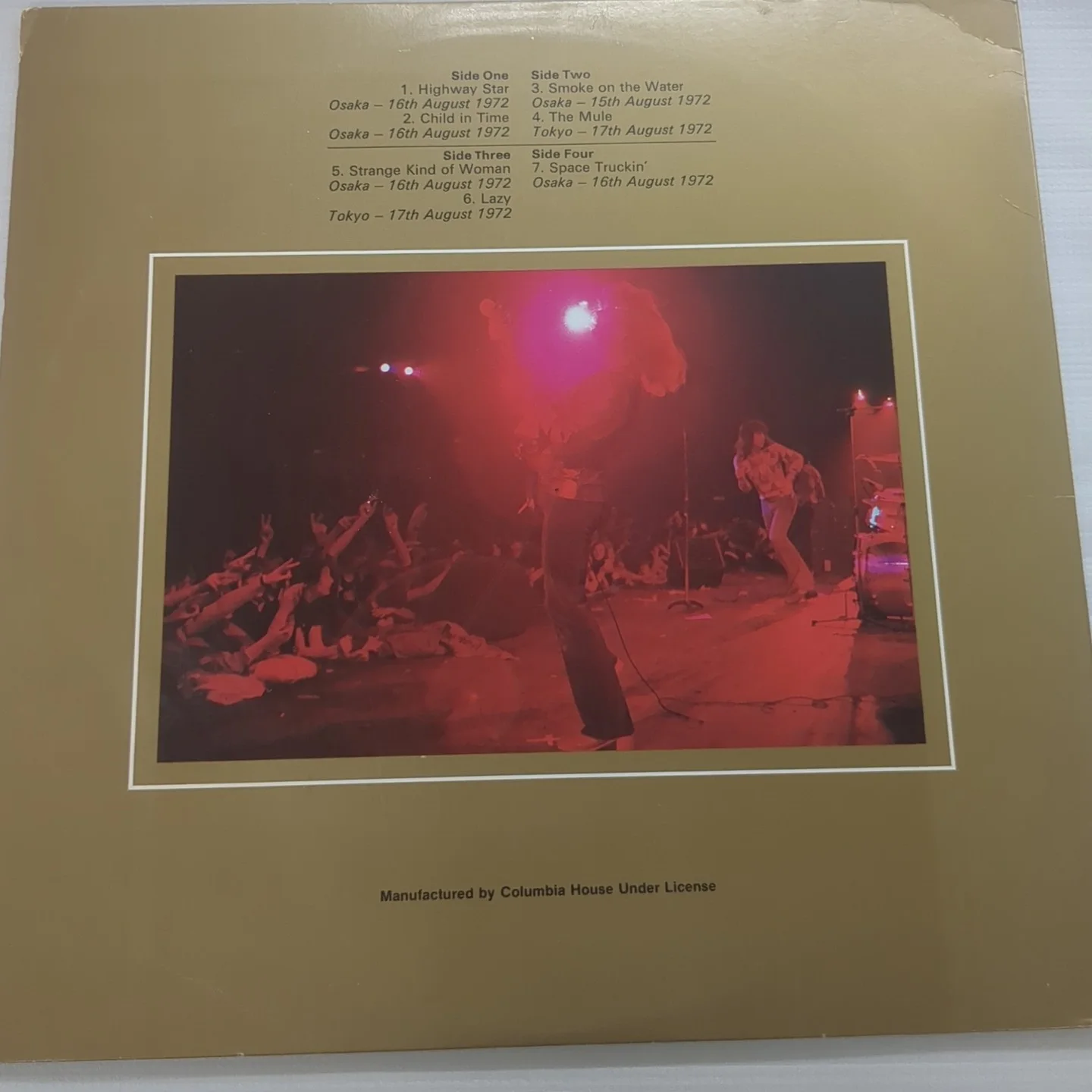 DEEP PURPLE MADE IN JAPAN SIGNED X3 LP IAN GILLAN PACE R GLOVER, изображение 5