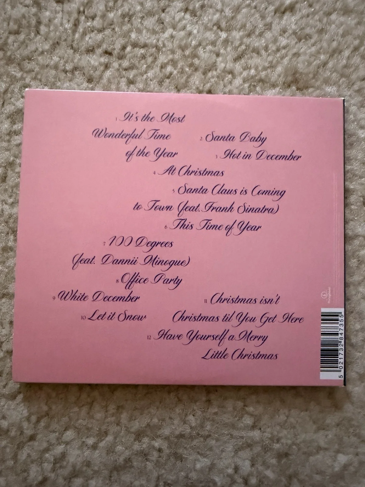 Kylie Minogue PERSONALLY SIGNED Christmas CD AUTOGRAPHED Can’t Get You Out Of My, изображение 3