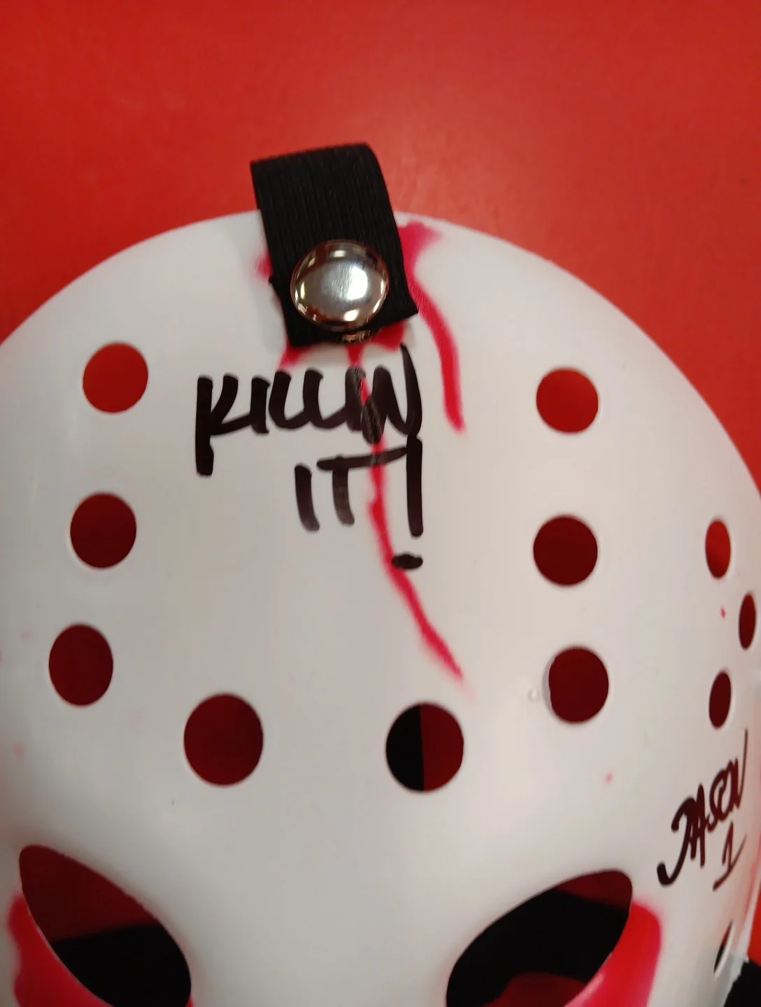 Ari Lehman — Jason Voorhees Mask Autographed Signed Ari Lehman Horror Friday 13th Beckett BAS, image 3