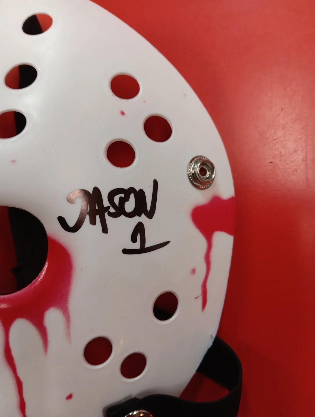 Ari Lehman — Jason Voorhees Mask Autographed Signed Ari Lehman Horror Friday 13th Beckett BAS, image 4