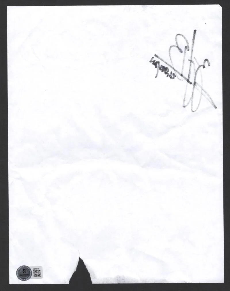 Zach Bryan — Zach Bryan Signed Autograph Red Rocks Concert Timing Schedule w/ Beckett COA, image 2
