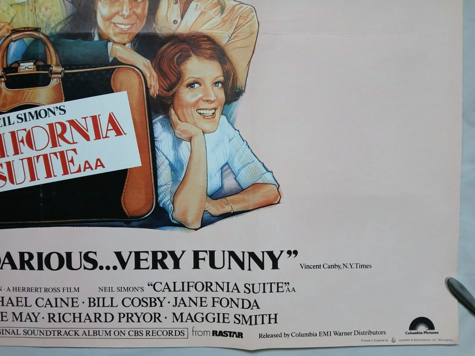 CALIFORNIA SUITE (1978) original UK quad poster - Struzan art, image 5
