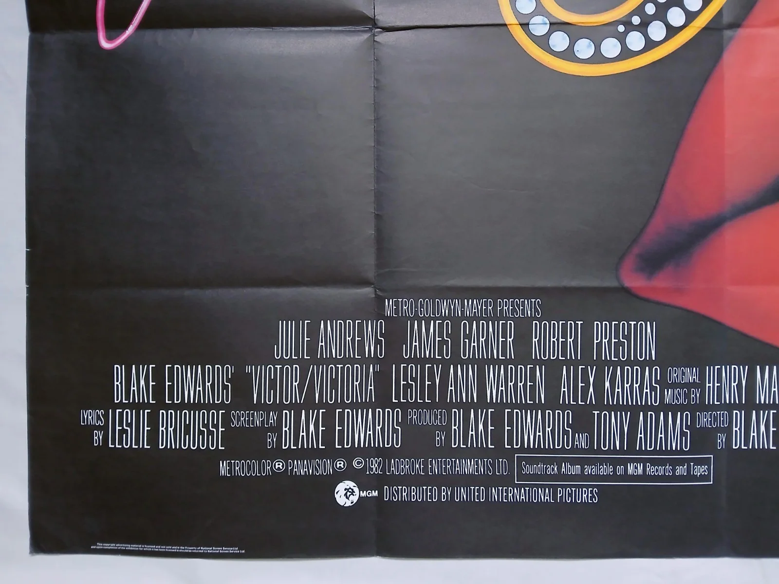 VICTOR VICTORIA (1982) original UK quad poster - Blake Edwards, Julie Andrews, изображение 4