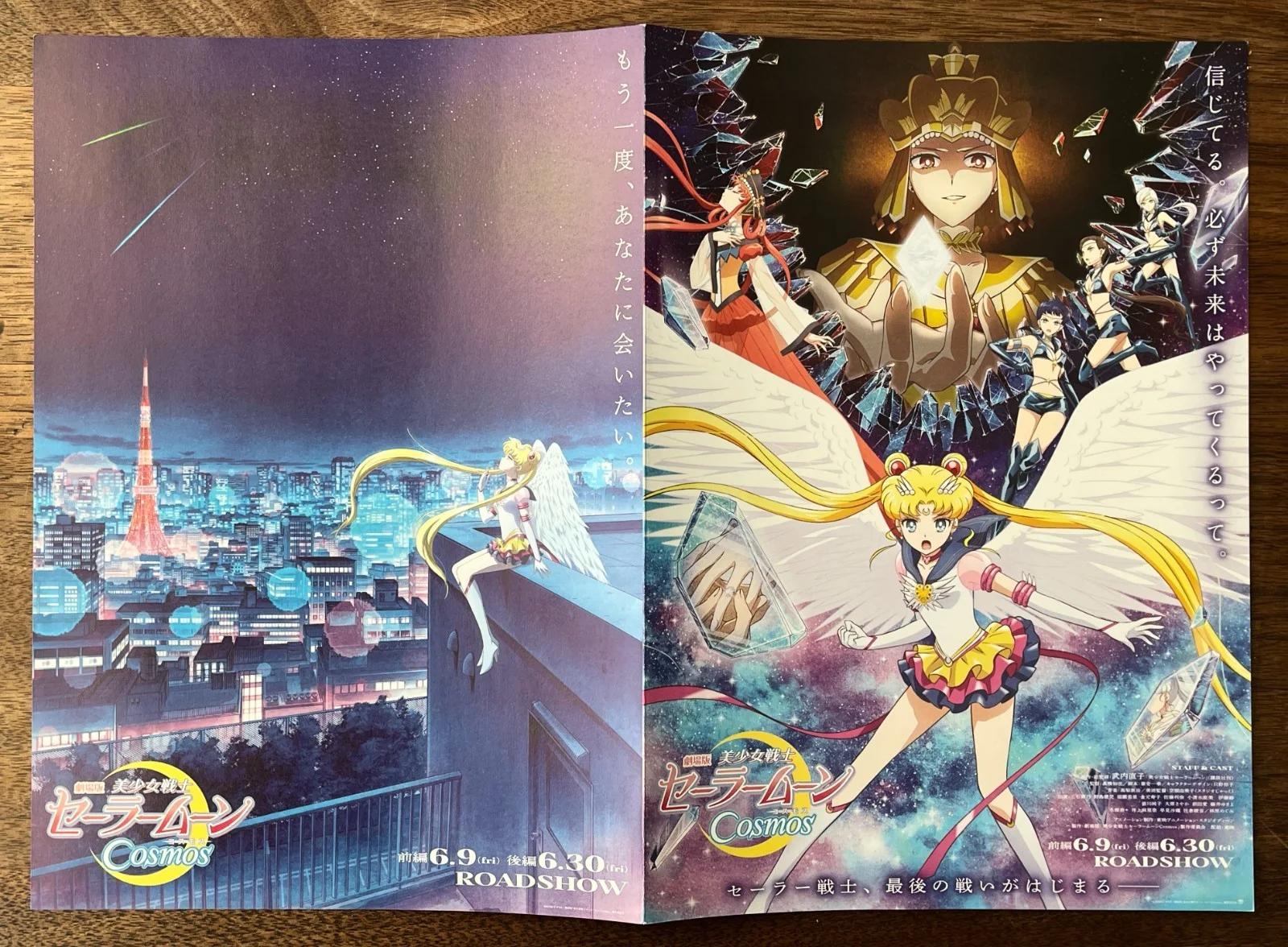 Sailor Moon Cosmos - 2023 Japan Chirashi Movie flyer B5 size, image 3