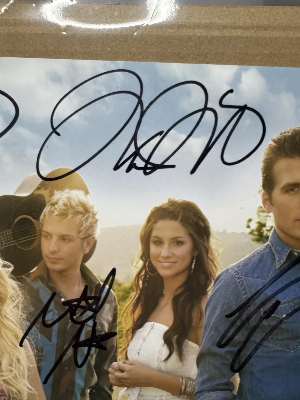 TOM GOSSIN and CHEYENNE KIMBALL signed 8x10 photo Autographed Musician No COA, изображение 3