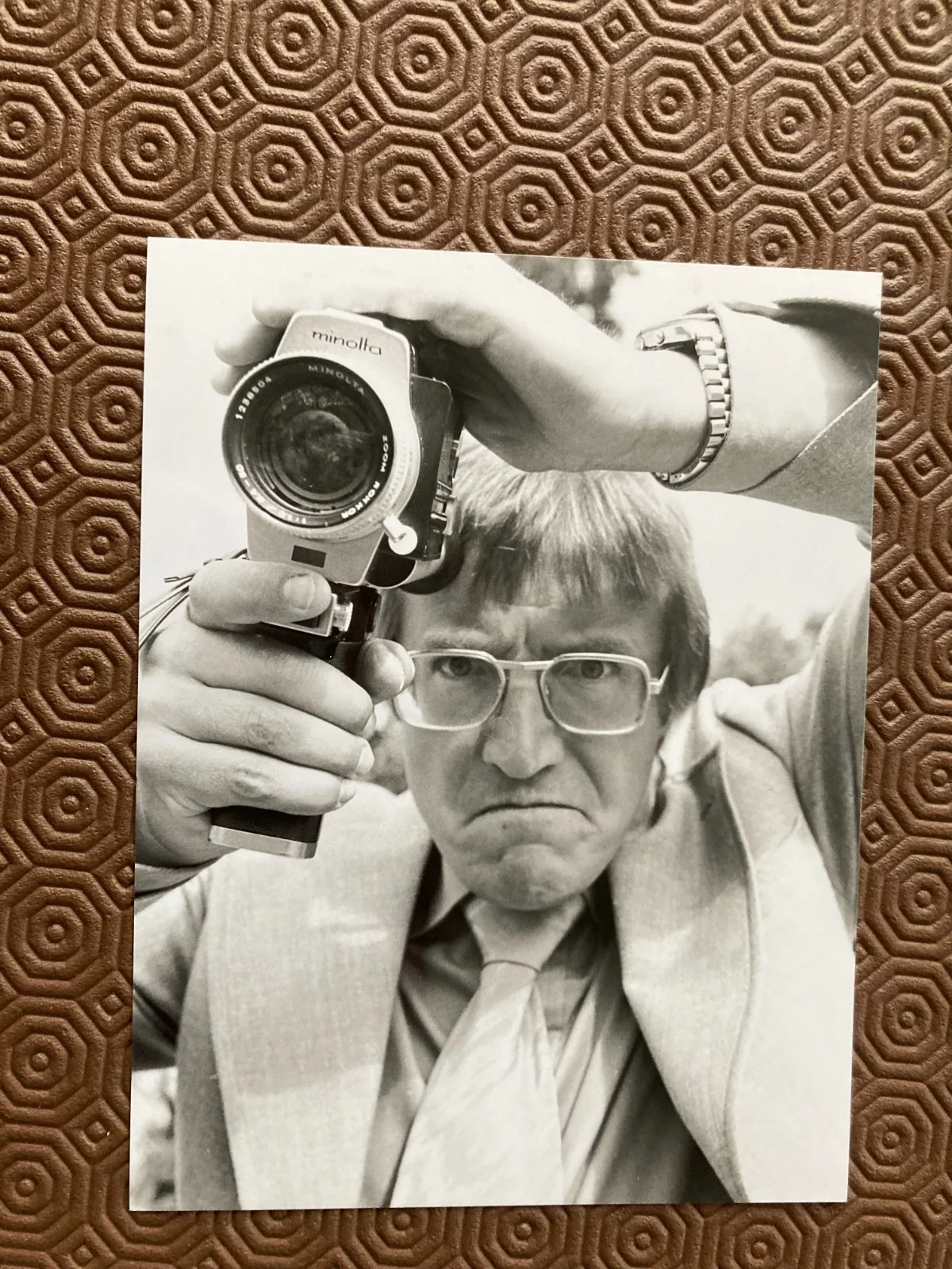 ROY CASTLE PORTRAIT MINOLTA CINE CAMERA VINTAGE PHOTOGRAPH 20/15CM, image 2