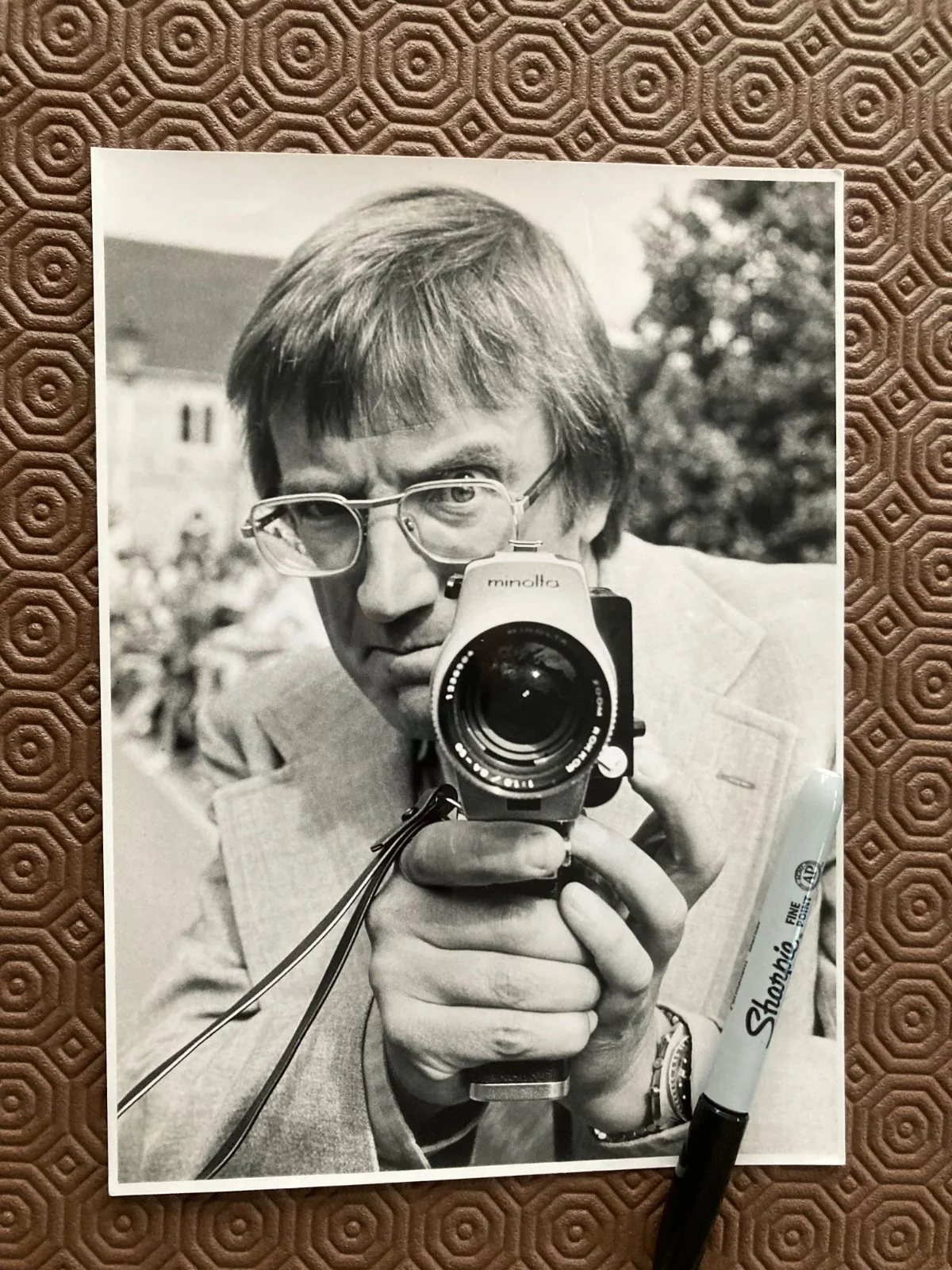 ROY CASTLE PORTRAIT MINOLTA CINE CAMERA VINTAGE PHOTOGRAPH 20/15CM, изображение 2