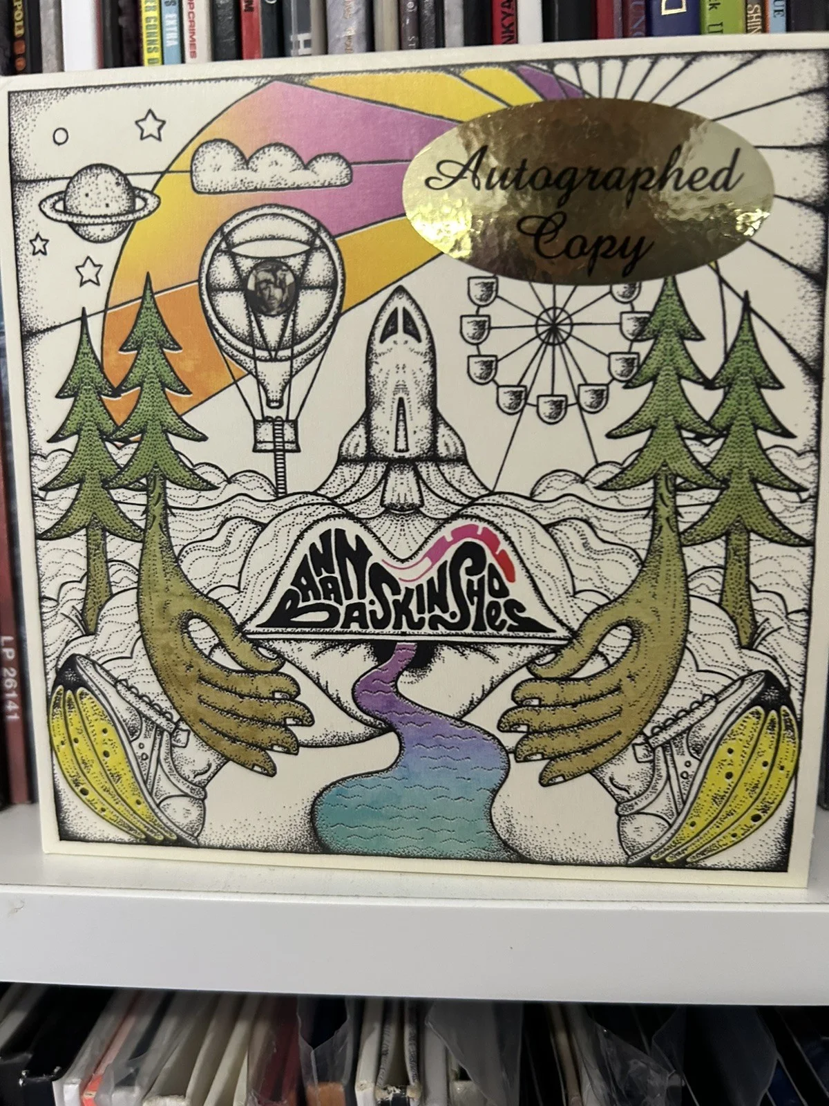 Signed Badly Drawn Boy CD, Banana Skin Shoes, Autographed Gatefold, image 3