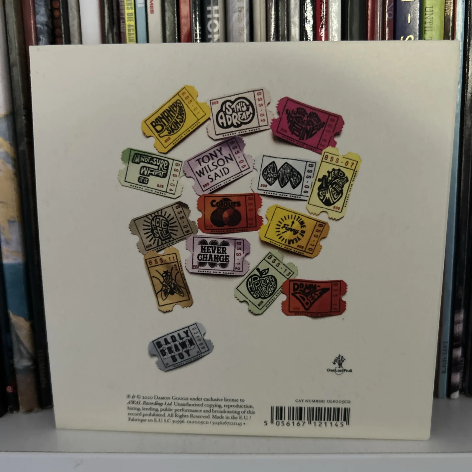 Signed Badly Drawn Boy CD, Banana Skin Shoes, Autographed Gatefold, image 4