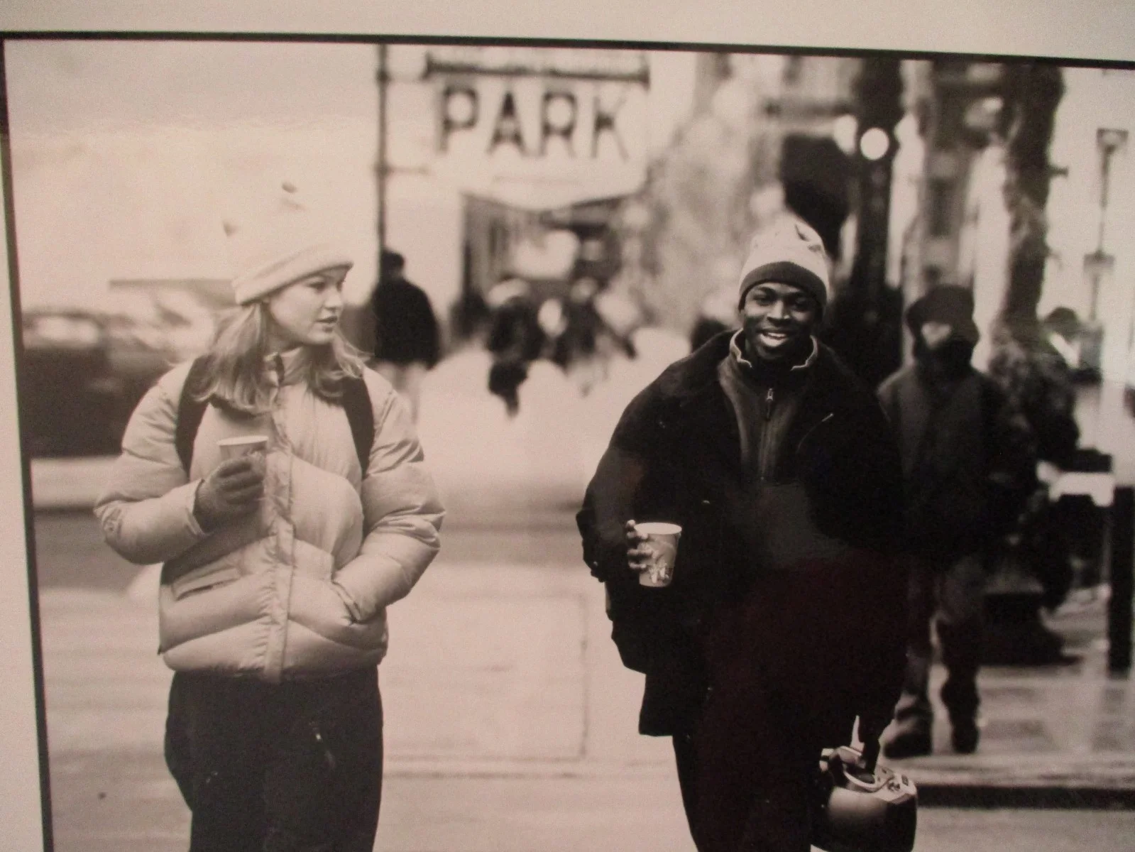 Sean Patrick Thomas/Julia Stiles(SAVE THE LAST DANCE)2001 10x 8 B&W Press Photo, image 2