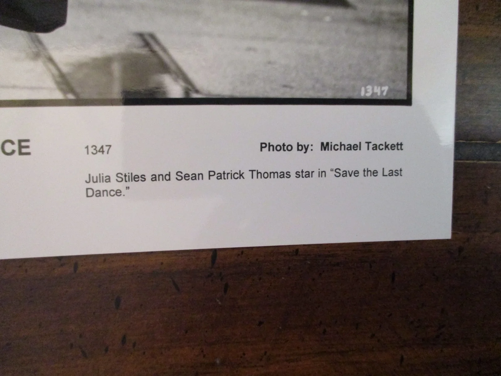 Sean Patrick Thomas/Julia Stiles(SAVE THE LAST DANCE)2001 10x 8 B&W Press Photo, image 3