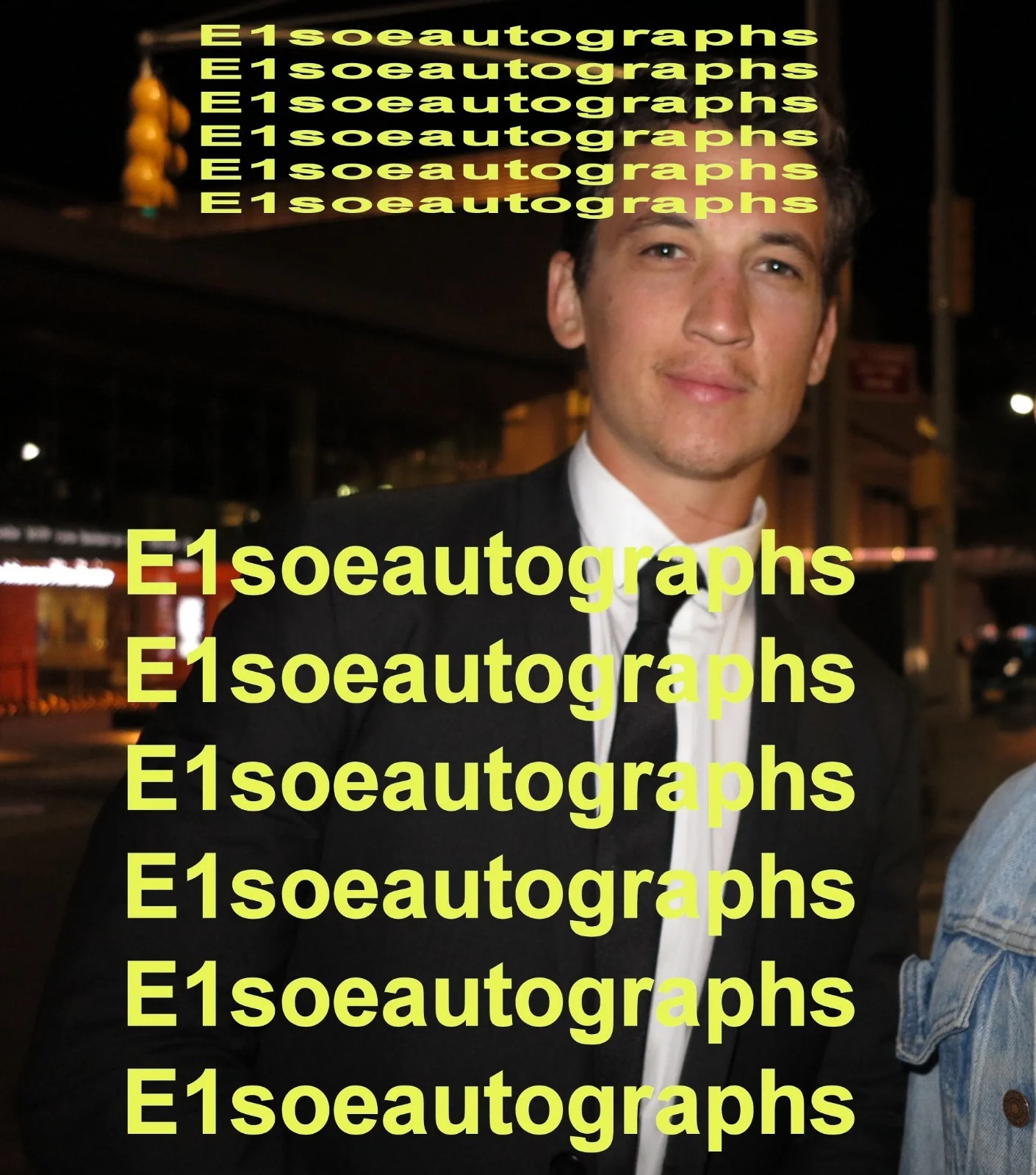 Miles Teller — Miles Teller signed Allegiant 8x10 photo in person - Top Gun Maverick, изображение 2