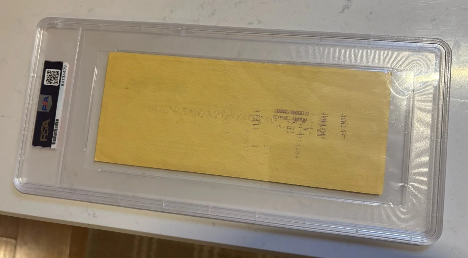 CONWAY TWITTY Signed RARE Slabbed Encapsulated IRS 1977 Check PSA DNA, image 4