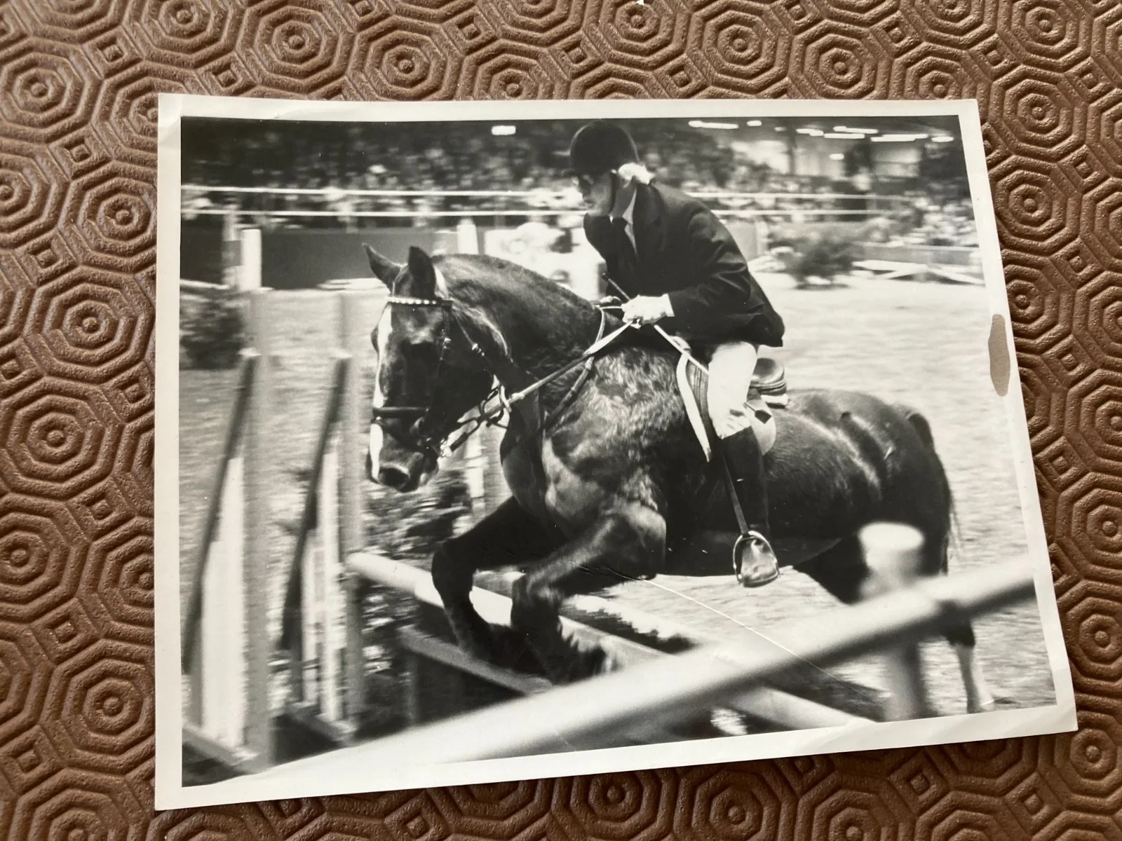 TERRY LIGHFOOT JAZZ FAME RIDING OLYMPIA CREASED PHOTOGRAPH 20/15 CM, изображение 2