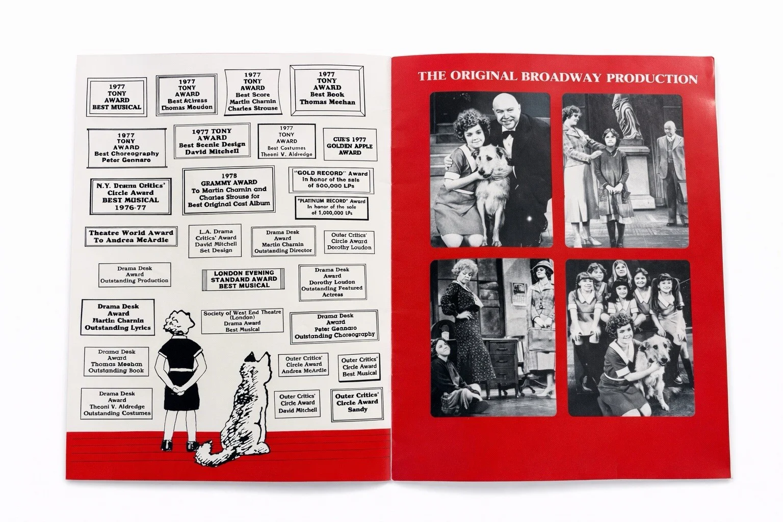Annie Original Broadway Musical Program Playbill With Signatures, image 5