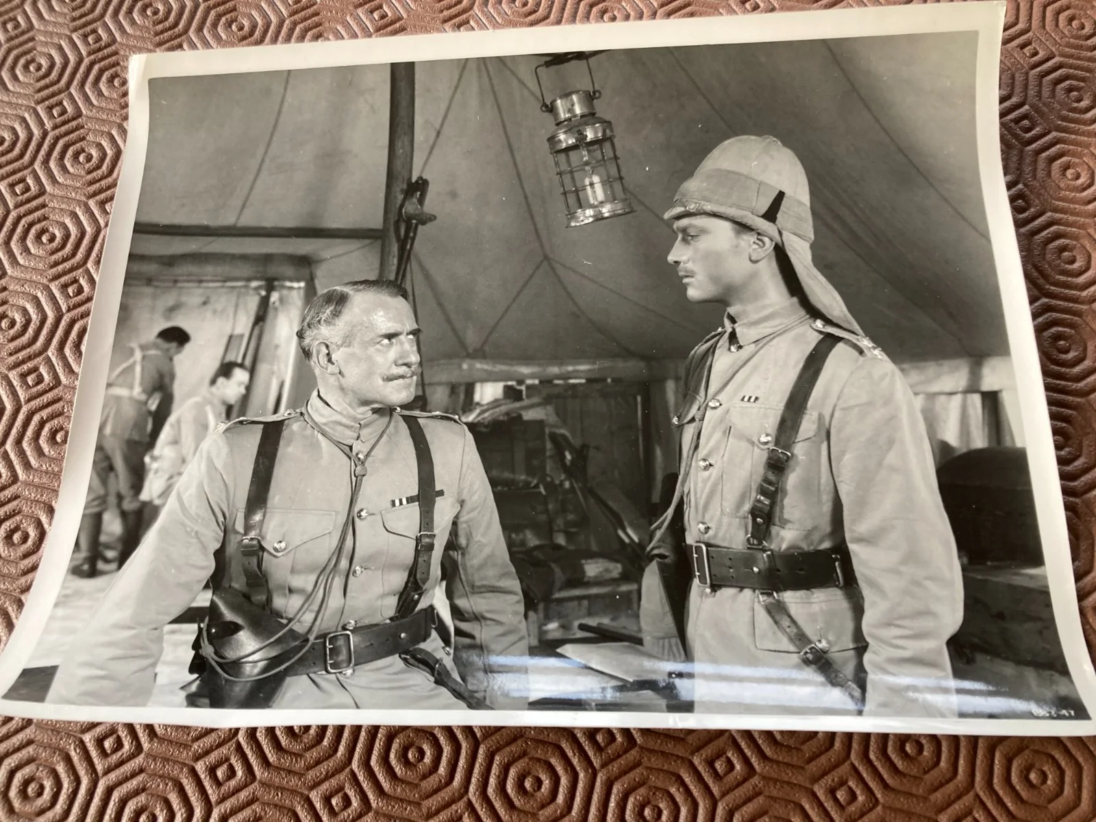 SUDAN Storm Over The Nile 1955 -SUDAN WAR UNIFORM AT SHEPPERTON STUDIOS PHOTO, изображение 2