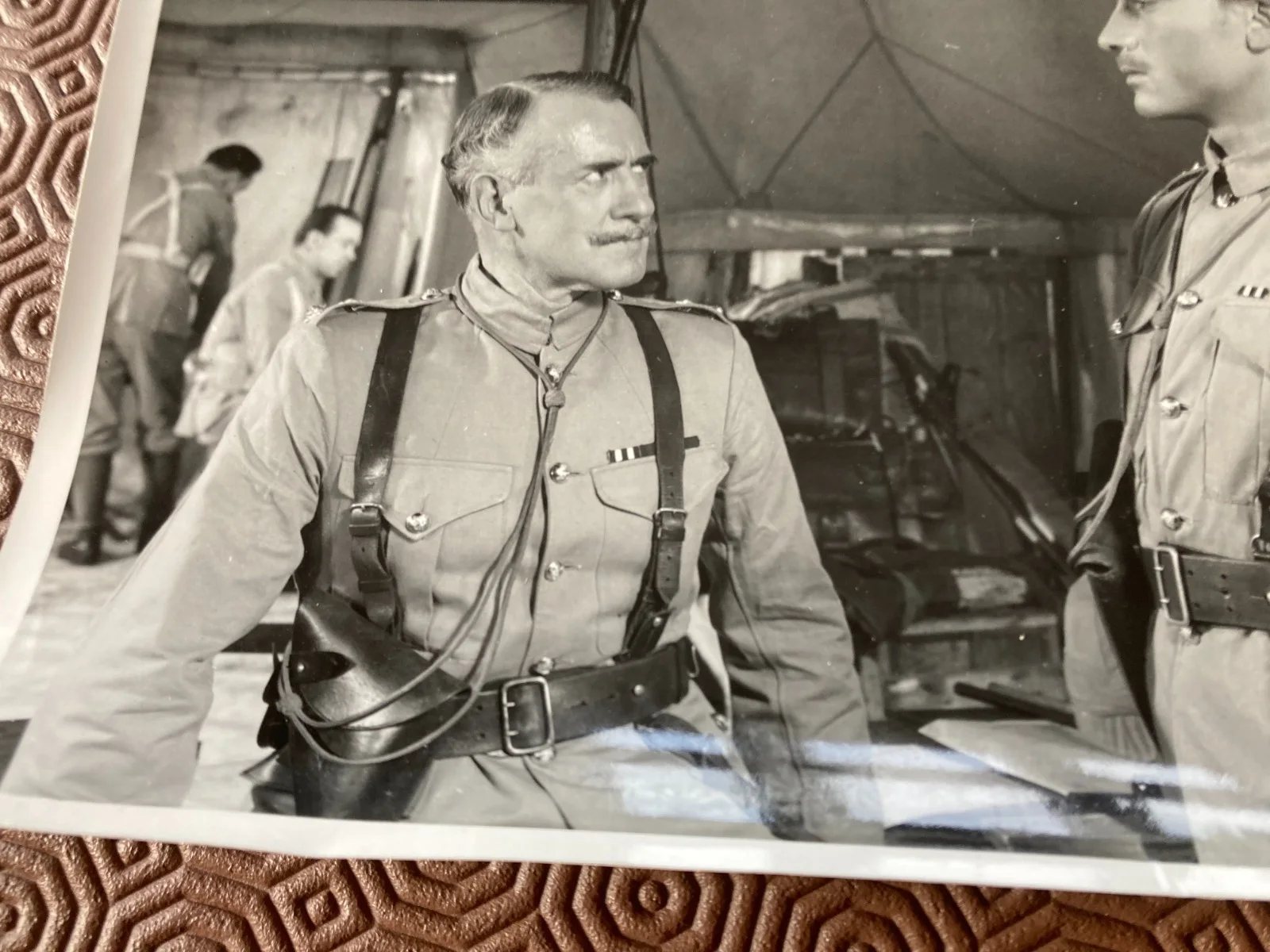SUDAN Storm Over The Nile 1955 -SUDAN WAR UNIFORM AT SHEPPERTON STUDIOS PHOTO, изображение 3