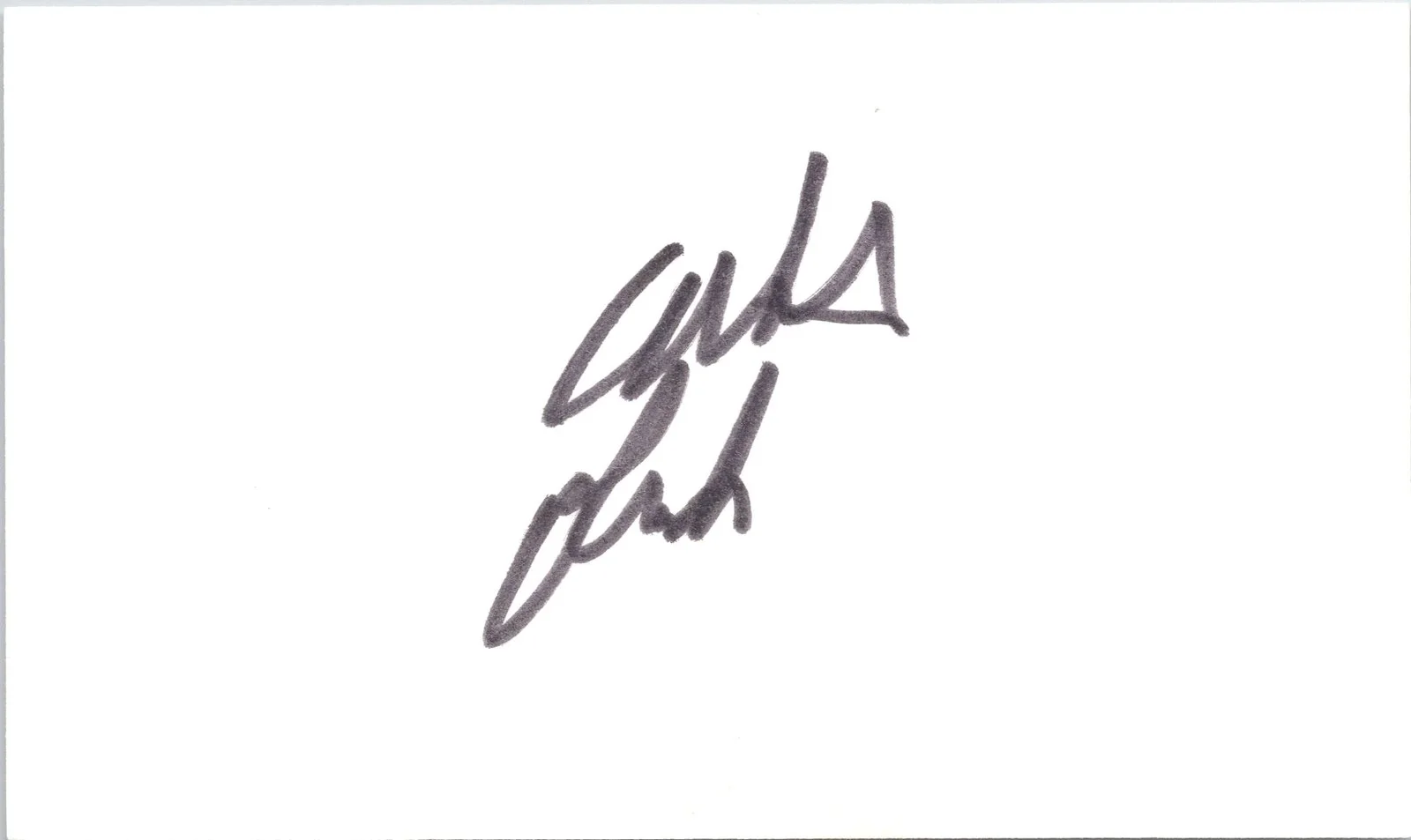 Albert Brooks — Albert Brooks Signed 3x5 Index Card Autographed