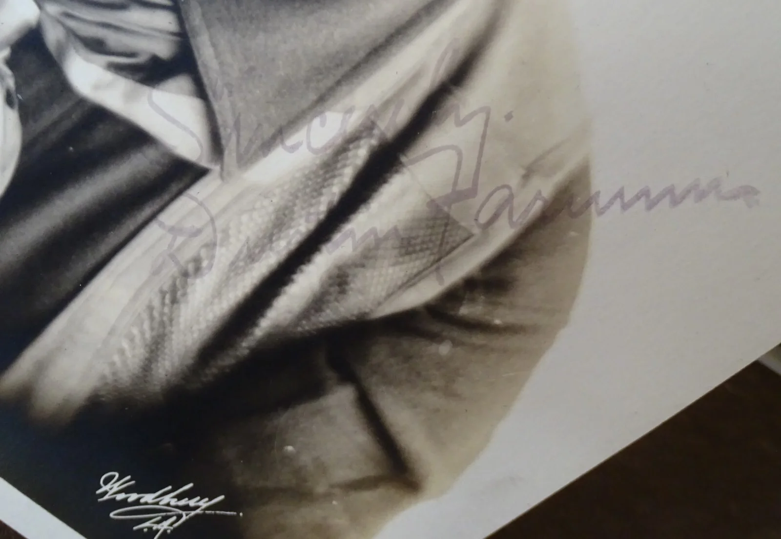 Dustin Farnum Original Photograph (stamped signature?) Silent Movie Western Star, изображение 2
