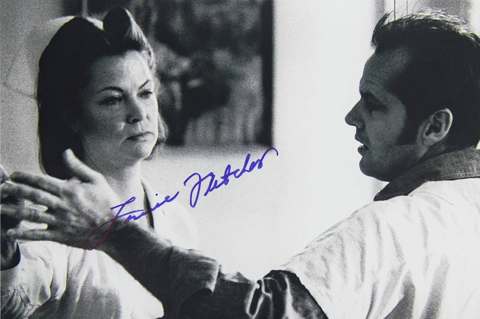 Louise Fletcher — Louise Fletcher Autographed 8x10 'One FLew Over The Cuckoos Nest' Photo (BAS), изображение 2