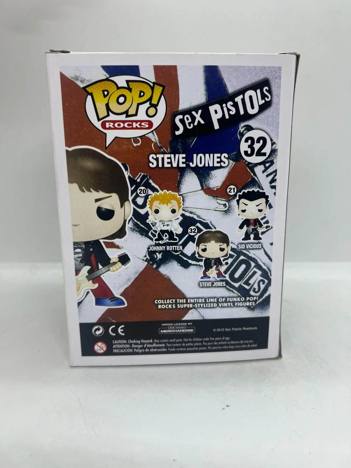 Steve Jones Signed Autographed Funko Pop The Sex Pistols Guitar #169 ACOA, изображение 4