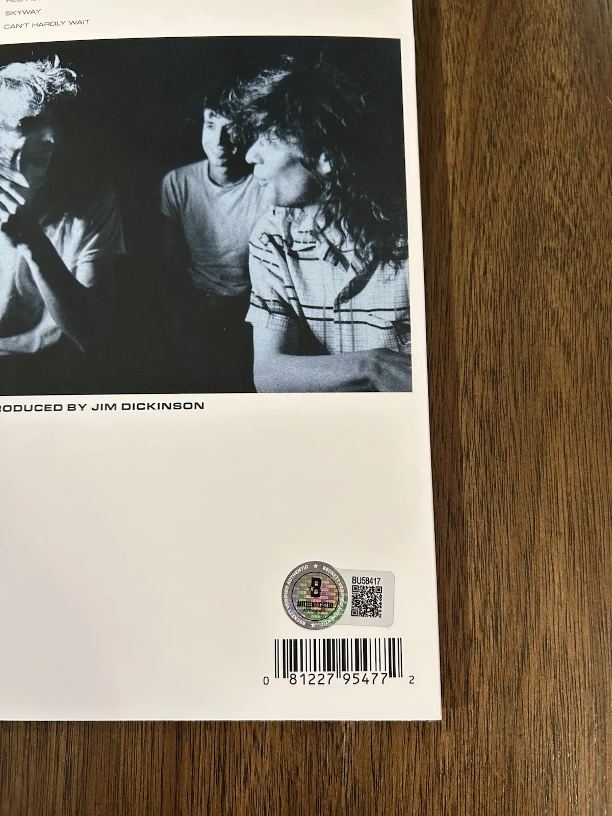 Chris Mars ‘The Replacements’ Band Signed Vinyl ‘Pleased To Meet Me’ Beckett, image 3