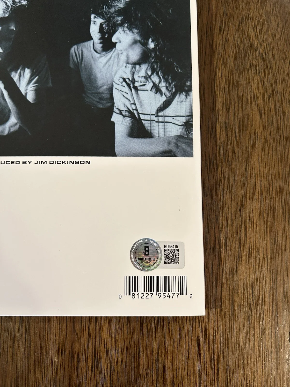 Chris Mars ‘The Replacements’ Band Signed Vinyl ‘Pleased To Meet Me’ Beckett, image 3