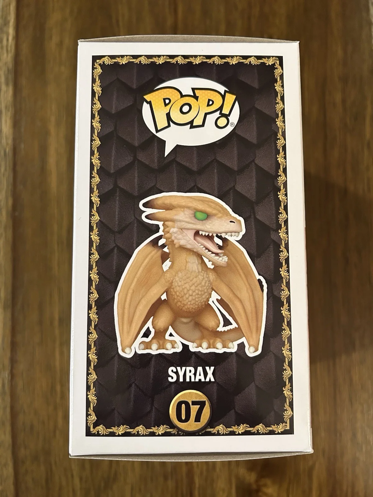 Tom Glynn-Carney 'House Of The Dragon' Signed Syrax Funko Pop King Aegon Beckett, изображение 4