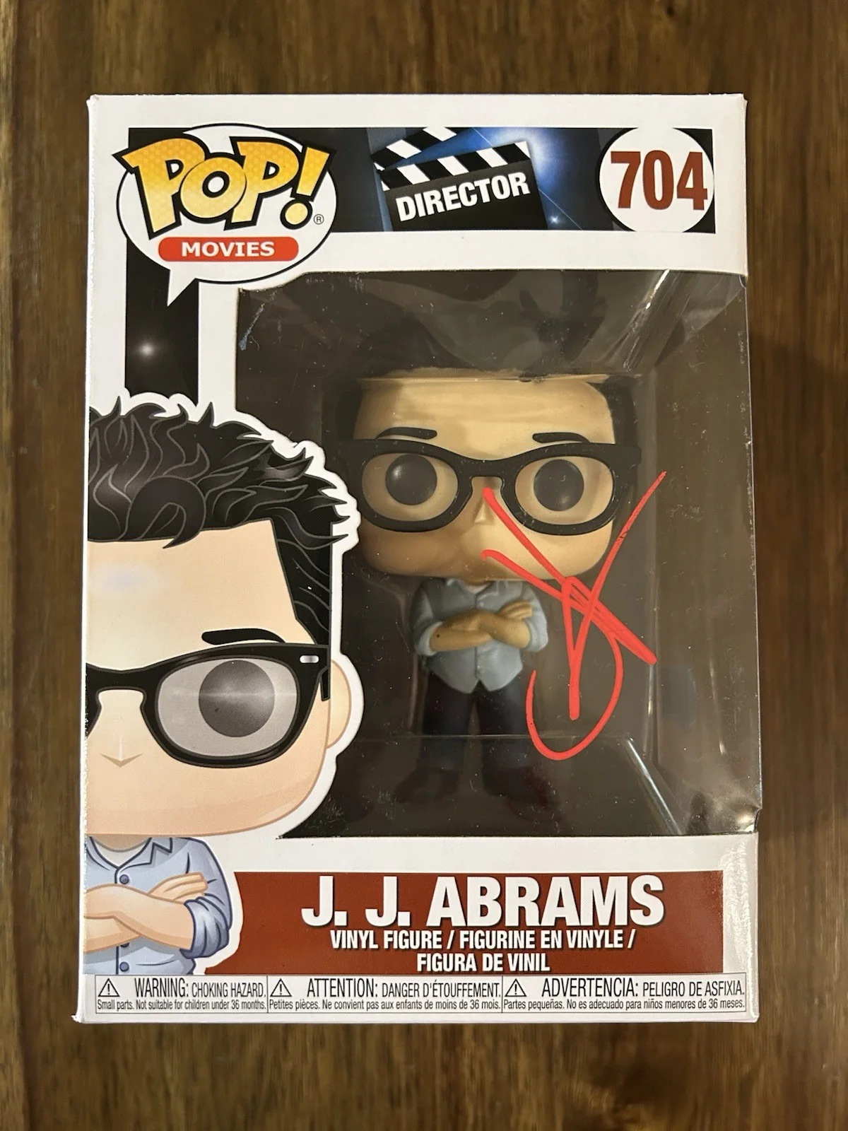 JJ Abrams — JJ Abrams Signed Director Star Wars Funko Pop 704 Autograph Beckett J.J.