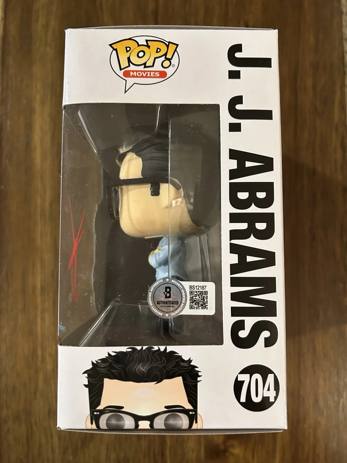 JJ Abrams — JJ Abrams Signed Director Star Wars Funko Pop 704 Autograph Beckett J.J., image 2