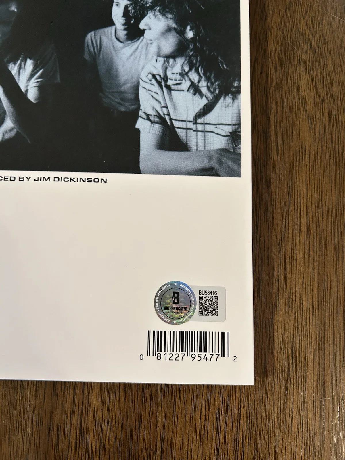 Chris Mars ‘The Replacements’ Band Signed Vinyl ‘Pleased To Meet Me’ Beckett, image 3