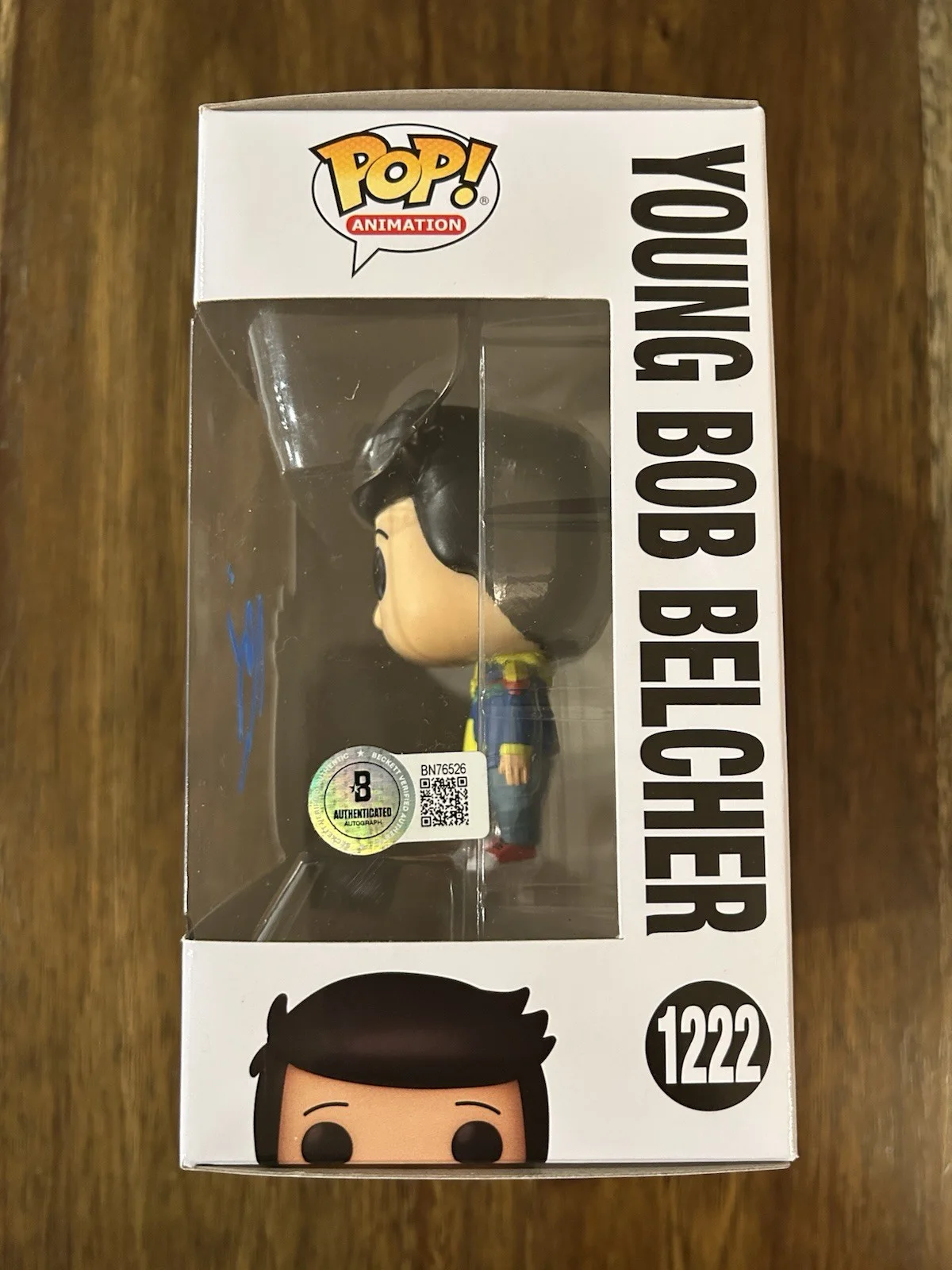 H. Jon Benjamin ‘Bob’s Burgers’ Signed Funko Pop ‘Bob Belcher’ Beckett Certified, изображение 2