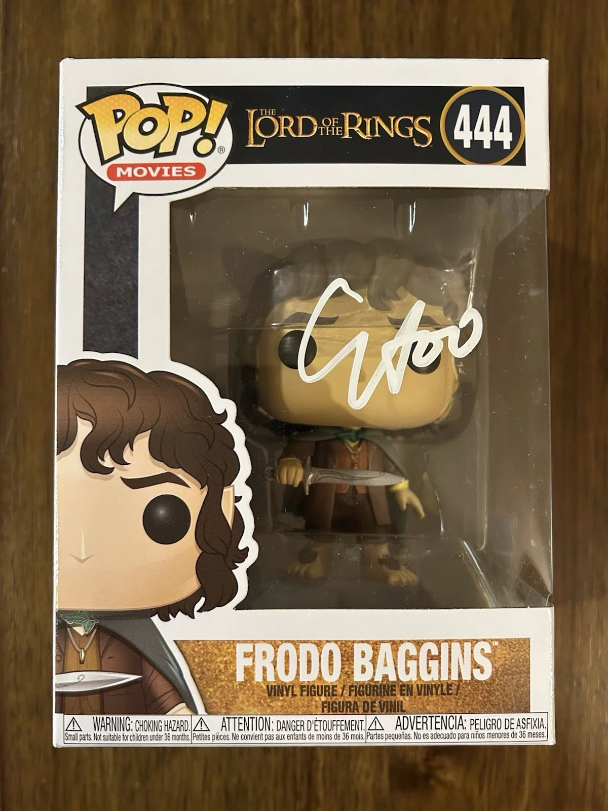 Elijah Wood — Elijah Wood ‘Lord Of The Rings’ Signed Funko Pop ‘Frodo’ Beckett Certified